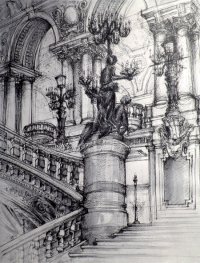 Perspective: Grand format, opéra de Paris 